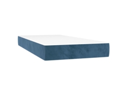 Pocket Spring Bed Mattress, Pocket Spring Bed Mattresses Vidaxl Azul Veludo (80 X 210 Cm)