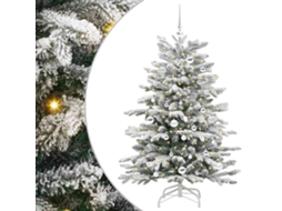 Conjunto 1 Árvore De Natal Artificial Vidaxl Branco Polietileno (150 Cm)