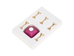 Base De Apoio Magnético Para Unhas Artificiais, Ferramenta De Manicure, Display De Prática, Cor Rosa Vermelha