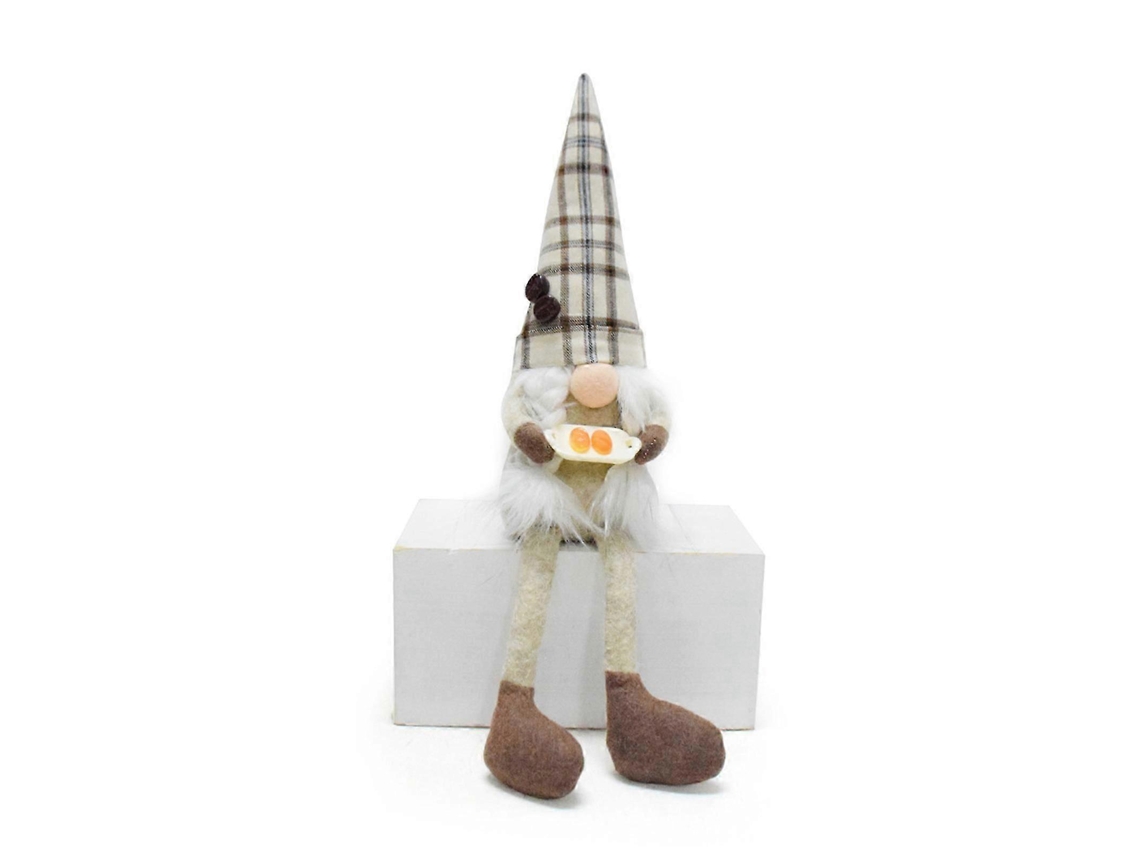 Boneco Gnome Sem Rosto, Estilo Café/chá, Presente De Páscoa E Natal