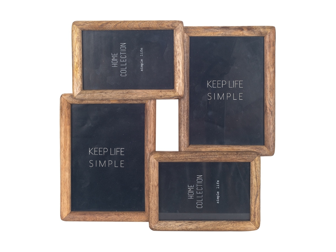 Moldura De Madeira Preta 33x3x33cm 30951