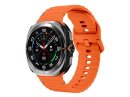 Pulseira De Silicone Com Costura Ondulada Xdfind Para Samsung Galaxy Watch Ultra 47mm / Ultra 2025