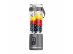 Copo Liquidificador Portátil Elétrico Para Sumos E Batidos, Cinzento, Modelo Bo1 Com Luz Led