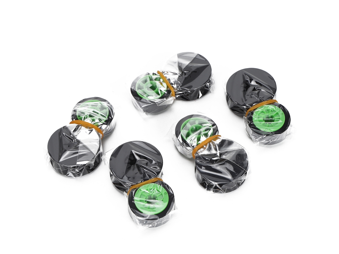 5 Fitas De Tinta Pretas E Verdes Para Impressora Lmir300b, 380e/390a/370a, Tubo Termorretrátil, Acessórios Para Impressora Lm‑ir300b