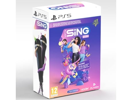 Pré-venda Jogo PS5 Let'S Sing 2024 + 2 Micros