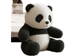 Panda De Pelúcia, Estatueta De Pelúcia Decorativa E Macia Companheiro Fofo E Aconchegante Para Qua Gokoco