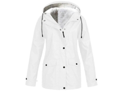 2026 chaquetas de Invierno Y Otoño para Mujer Con Forro Polar Impermeables Transpirables Resistente Al Viento Capucha Tela Recubierta Brillo