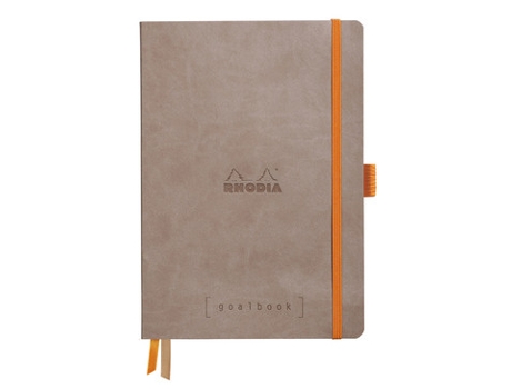Caderno e bloco RHODIA Goalbook A5 240 folhas cinza