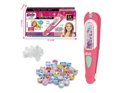 Brinquedos Infantis para Meninas Brincarem de Casinhamáquina de Fazer Miçangas para Meninas 388y Cor Aleatória CHENNNLS (caixa de Cores em Inglês)
