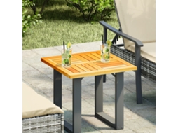 Vidaxl Tampo De Mesa Quadrado 50x50x2 Cm Madeira De Acácia Maciça