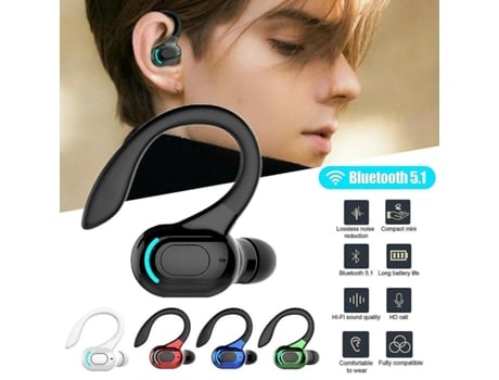 Auriculares Bluetooth Sem fio executando 5.1 sem fio verde escuro
