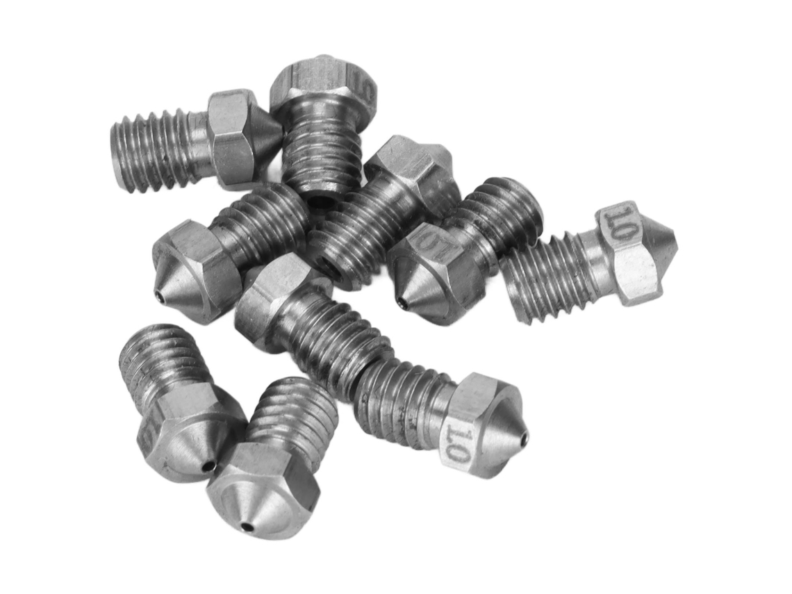 Bicos De Aço Inoxidável Para Impressora 3d De 1,0 Mm