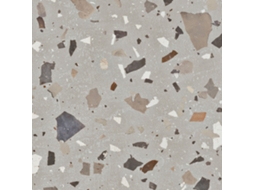 Laje Em Grés Porcelânico Terrazzo 60x60x1 Cm / Gris Naturel / Palette 144 Unità