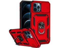 Capa Para Iphone 12 Pro Max - Suporte Deslizante Para Câmera