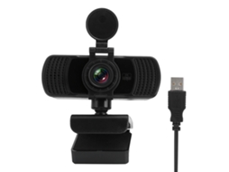 Webcam Hd Usb 2k/1440p Transmissão Ao Vivo Câmera Para Computador De Mesa Microfone Embutido Pc06 Brilvibera (pc 06)