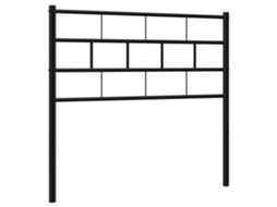 Headboard, Headboards Vidaxl Preto Aço (100 Cm)