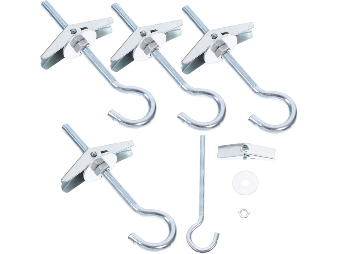 Conjunto De 5 Parafusos Expansão Para Drywall, Buchas Parede Oca 6x80m