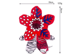 Pelúcia do Demogorgon de Stranger Things em Pose Colorida Pé GOKOCO