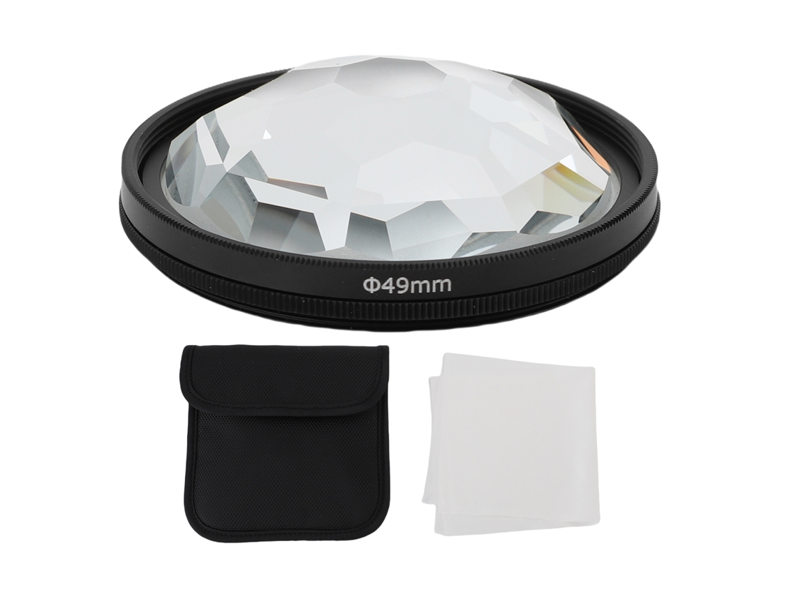 Camera Kaleidoscope Filter High Transmittance Optical Glass Camera Lens Kaleidoscope Effects Filter 49mm / 1.93in LAXISCREED