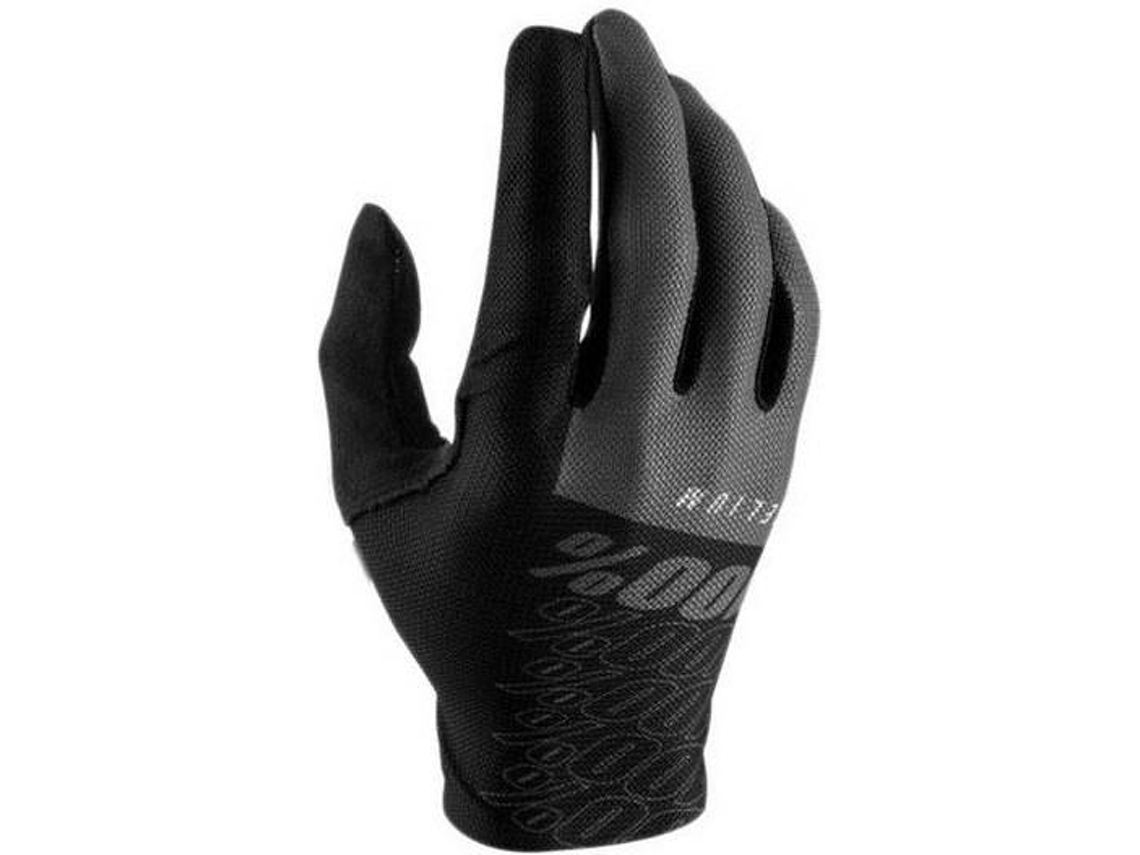 Luvas para Homem 100PERCENT Celium Preto para Ciclismo (XXL)
