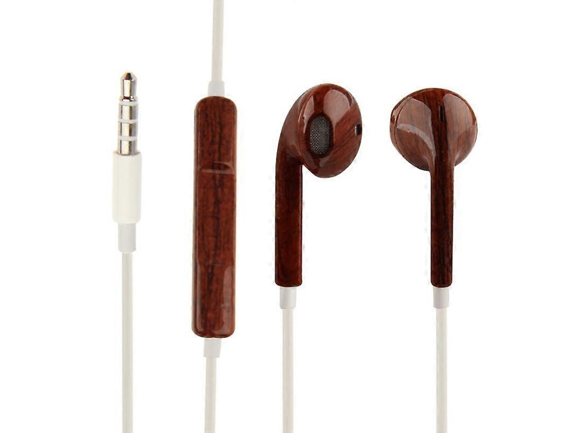 Auriculares com fio HENGRONGSHEN cores e designs aleatórios.
