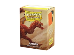 Dragon Shield Sleeves Matte (100) Amber
