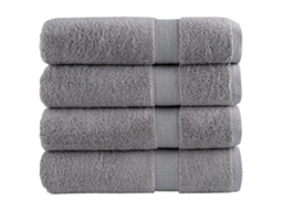 Hand Towel, Hand Towels Vidaxl Cinzeto Algodão (50 X 100 Cm)
