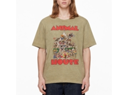 Rockinstone Animal House Movie The House Heather Khaki Adult T-shirt Size:m