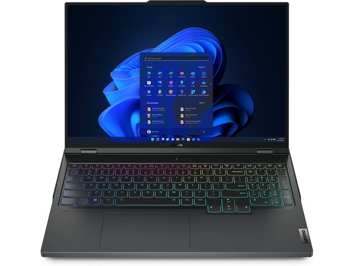 Portátil LENOVO Legion Pro 7 16IRX8H-869 (Intel Core i9-13900HX - NVIDIA GeForce RTX 4080 - RAM: 32 GB - 1 TB SSD - 16'')
