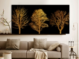 Quadro ARTGEIST Golden Forest (1 Part) Wide (120x60)