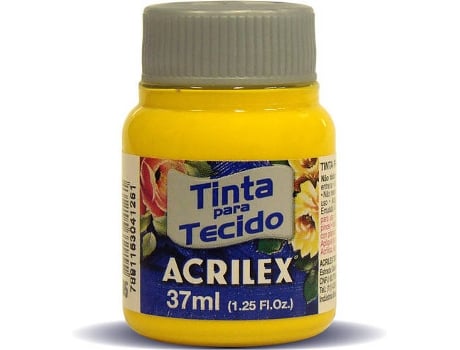Tinta Acrilex Fosca para Tecido Amarelo Ouro (04140/505 37ml)