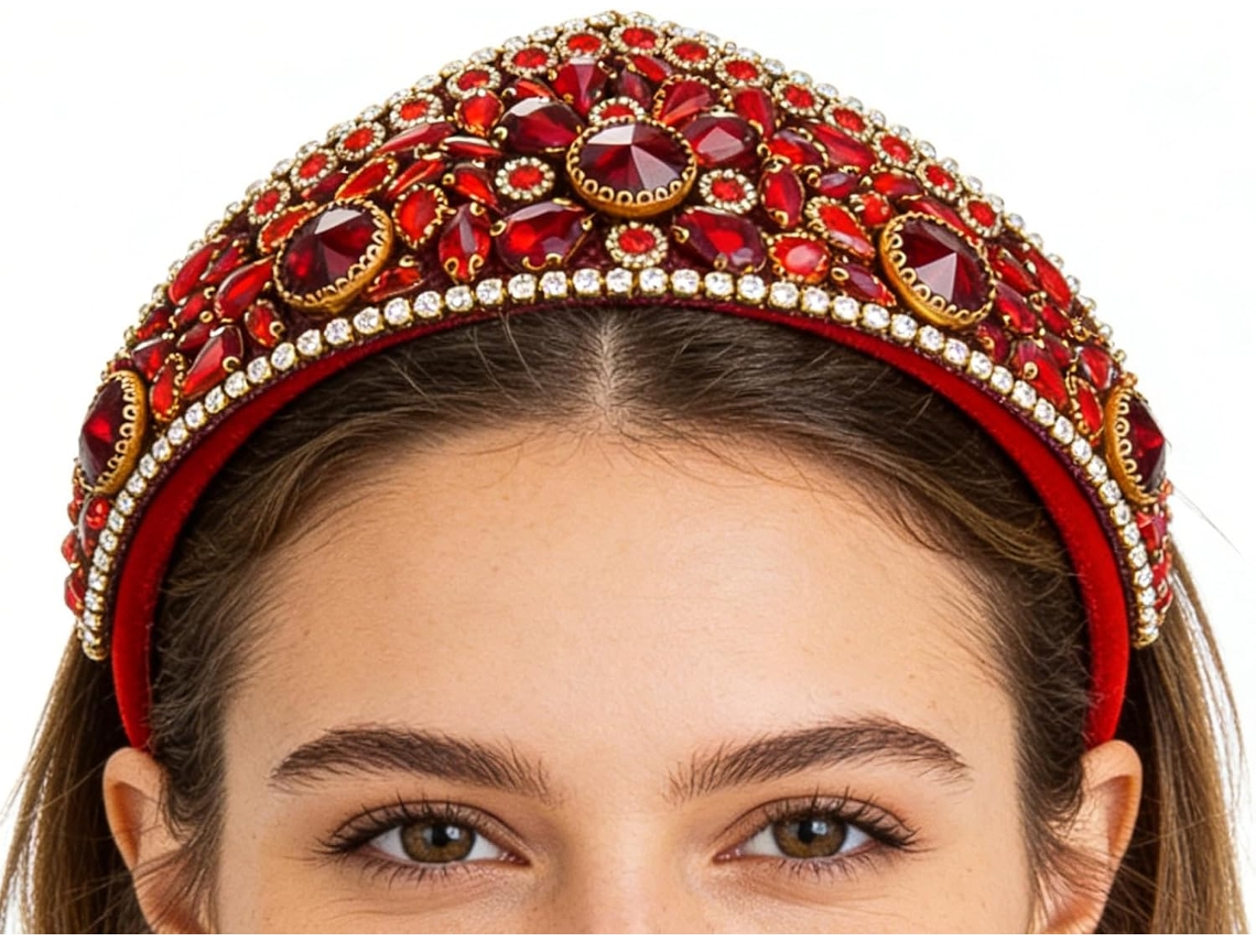 Strass Para Mulheres - Acessórios Vintage Brilhantes Para Festivais | Com Glitter