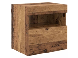 Conjunto 1 Gabinete Para Tv Vidaxl Castanho Derivados De Madeira (40 X 30 X 40 Cm)