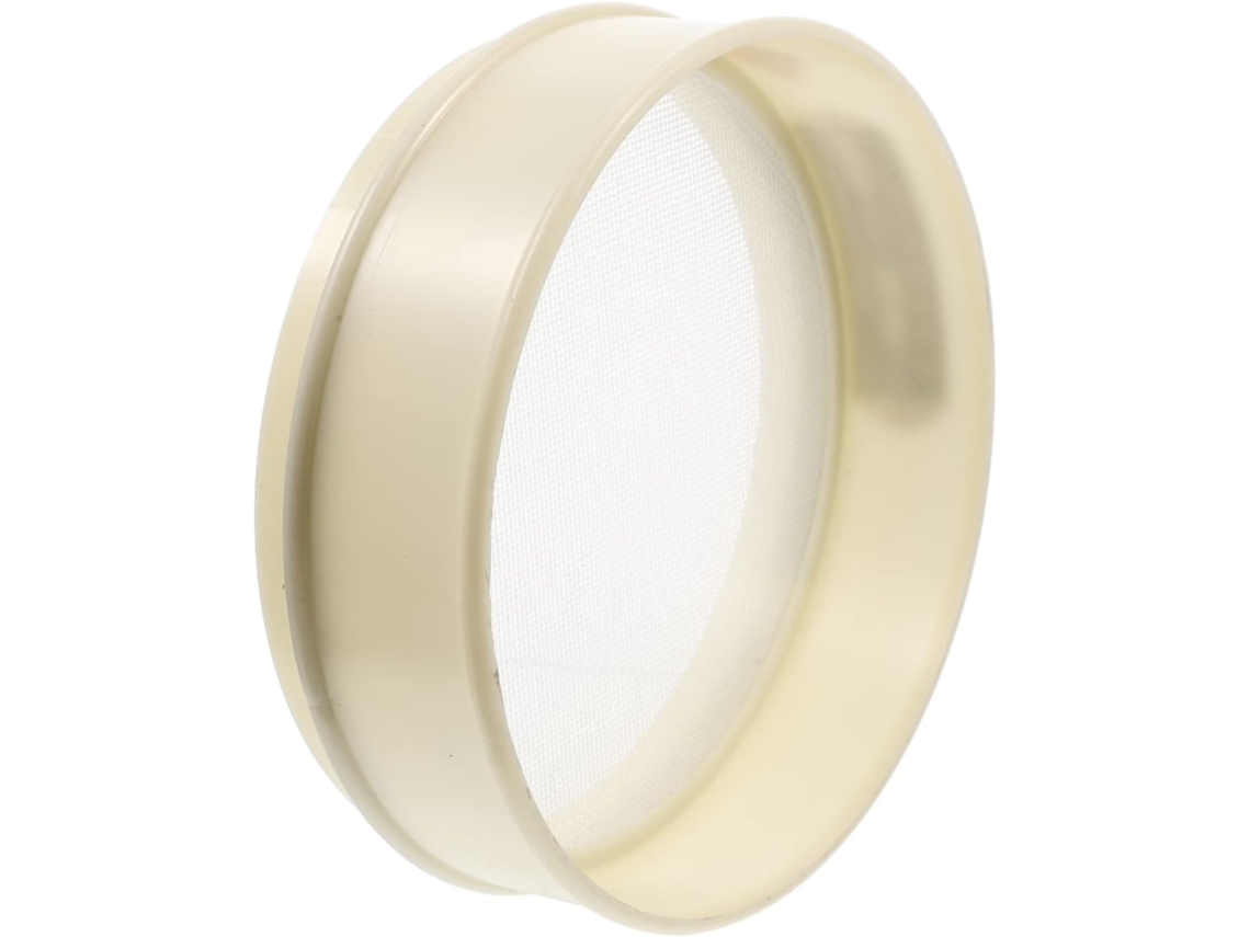 Peneira De Jardim Em Pvc E Nylon, Malha 16, Bege | Ferramenta Para Peneirar