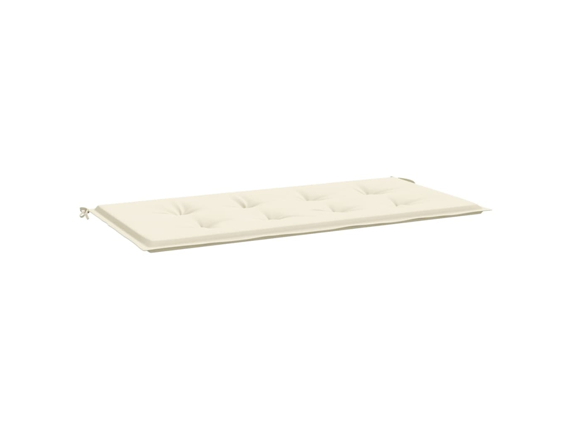 Garden Bench Cushion, Garden Bench Cushions Vidaxl Creme Tecido (100 X 50 X 3 Cm)
