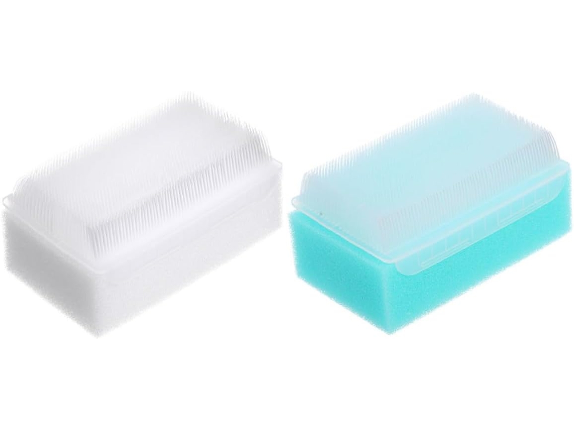 Escova Esfoliante Corporal Collbath Com De Pressão Esponja Plástica, Design Multifuncional, Fácil De Limpar, Para