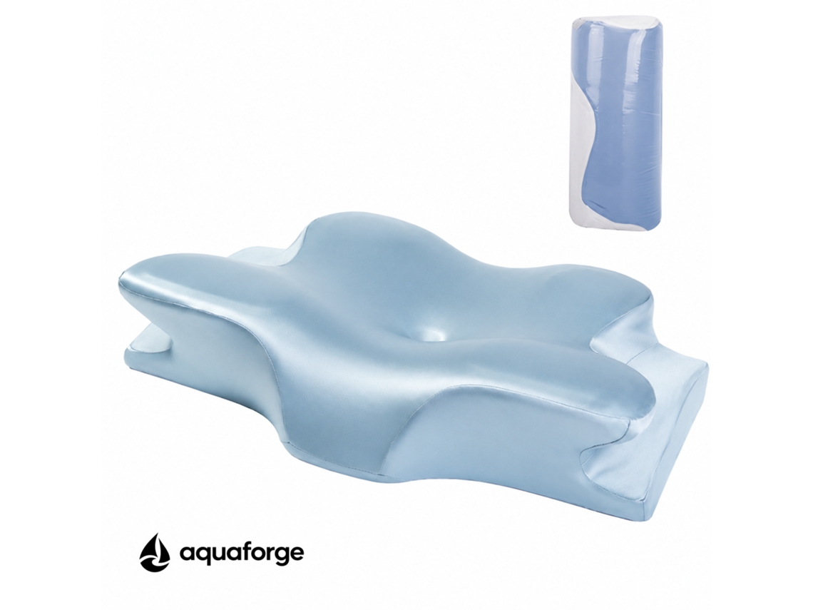Almofada Cervical Ergonómica Espuma Com Gel 62 X 41 X 10 Cm