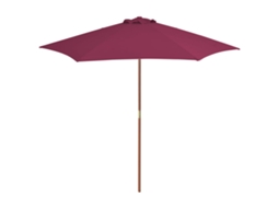 Parasol, Parasols Vidaxl Vermelho Tecido (n/a)