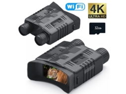 Binóculos digitais de visão noturna, dispositivo de caça infravermelho IR, distância de observação de 800M, 8W, zoom 10X, vídeo WiFi 4K ALLONSCD