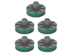 Compatível com e Jardim (5309 20, Kit com 5 Carretéis de Fio para Aparador de Grama AQUAFORGE