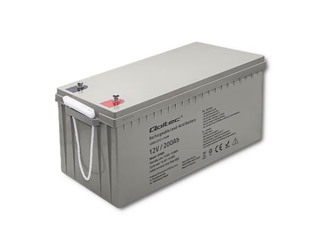 53069 Agm Battery | 12v | 200ah | Max. 3000a Qoltec