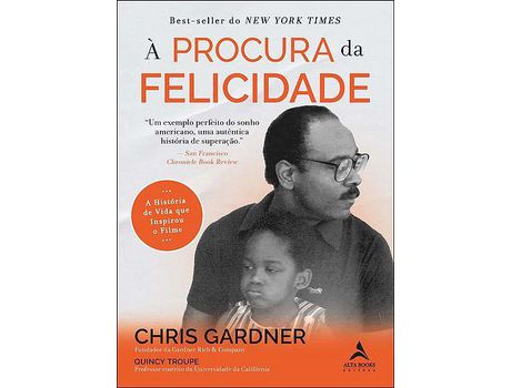 Livro À Procura da Felicidade de Chris Gardner (Português)