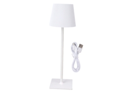 2026 lâmpada de Mesa Led Sem Fio Recarregável com Toque, 3 Temperaturas de Cor, Metal, Branca Portátil