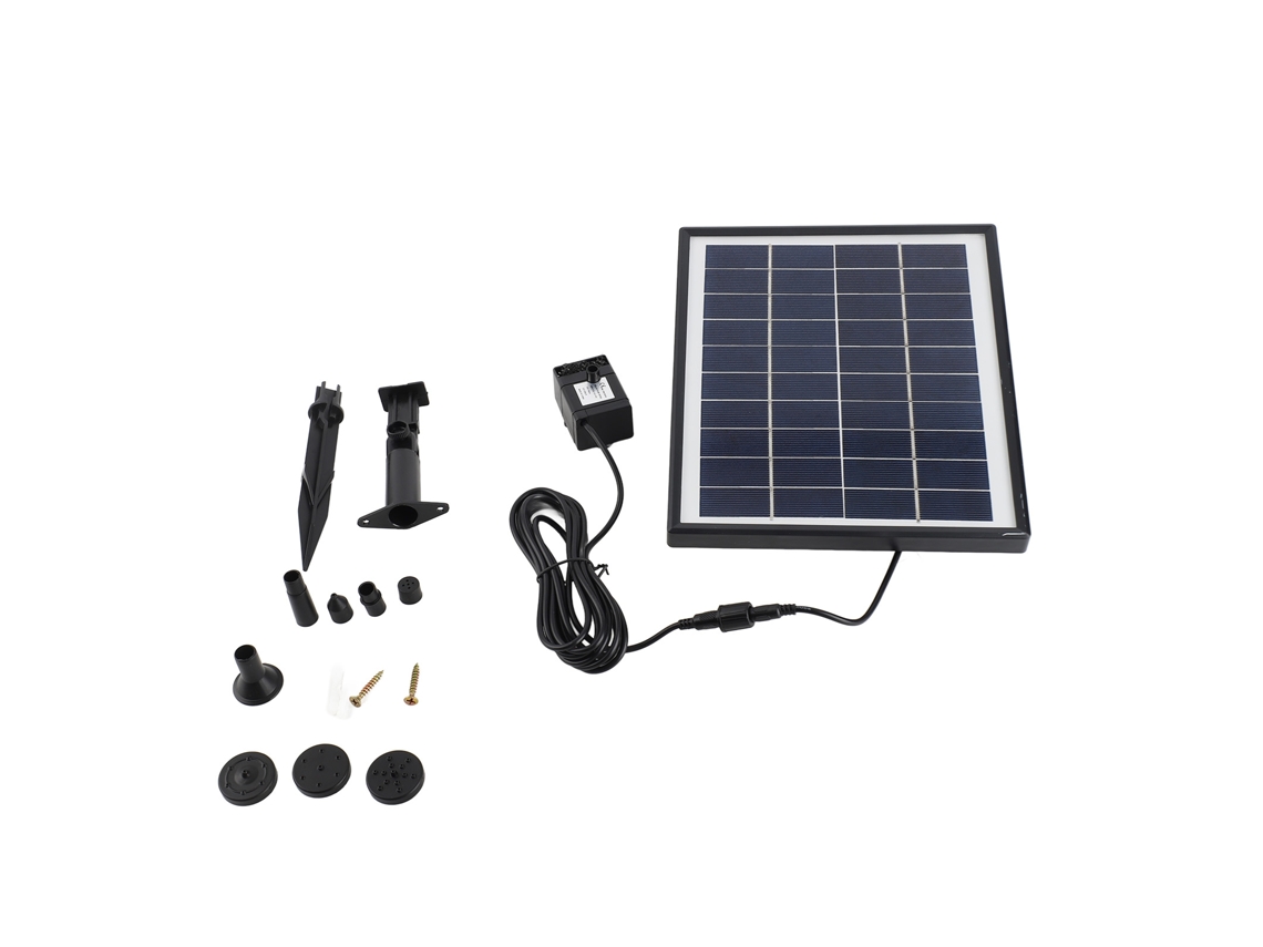 Bomba Solar 6.5w 6 Modos Para Jardim E Piscina