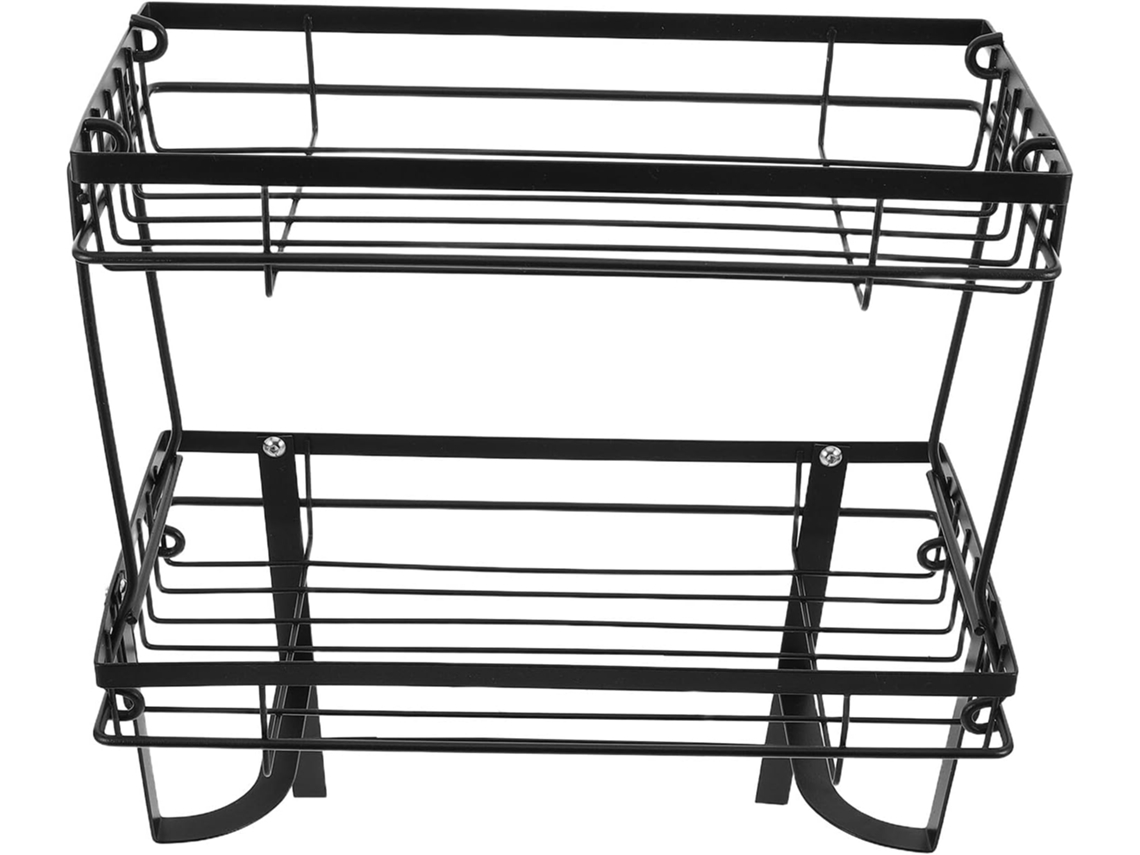 Organizador Vertical De Prateleira Dupla Para Banheiro, Sem Necessidade De Furar A Parede, Ideal Para Sobrepor O Vaso