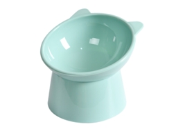 Tigela Elevada para Comida, Água de Gatos, Anti vômito com Inclinação de 15° Antiderrapante para Animais de Estimação AQUAFORGE