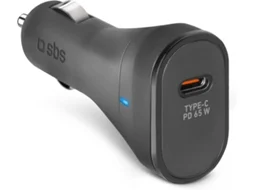 Carregador Auto SBS TECRPD65W (USB-C - 65 W - Preto)