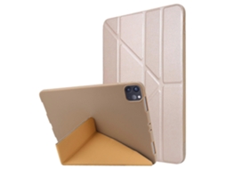 Capa Protetora Para Ipad Pro 11 Com Suporte Origami, Em Couro Pu Silicone, Função De Ativação/desativação Automática (dou Tuotuo (2024)