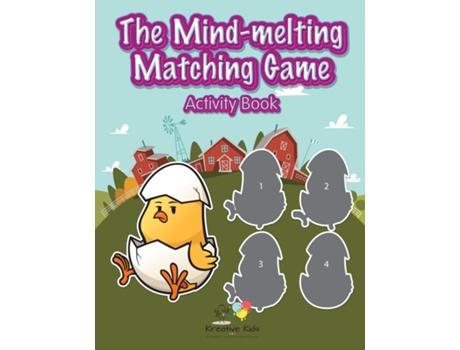 Livro The Mind-melting Matching Game Activity Book De Kreative Kids (inglês)