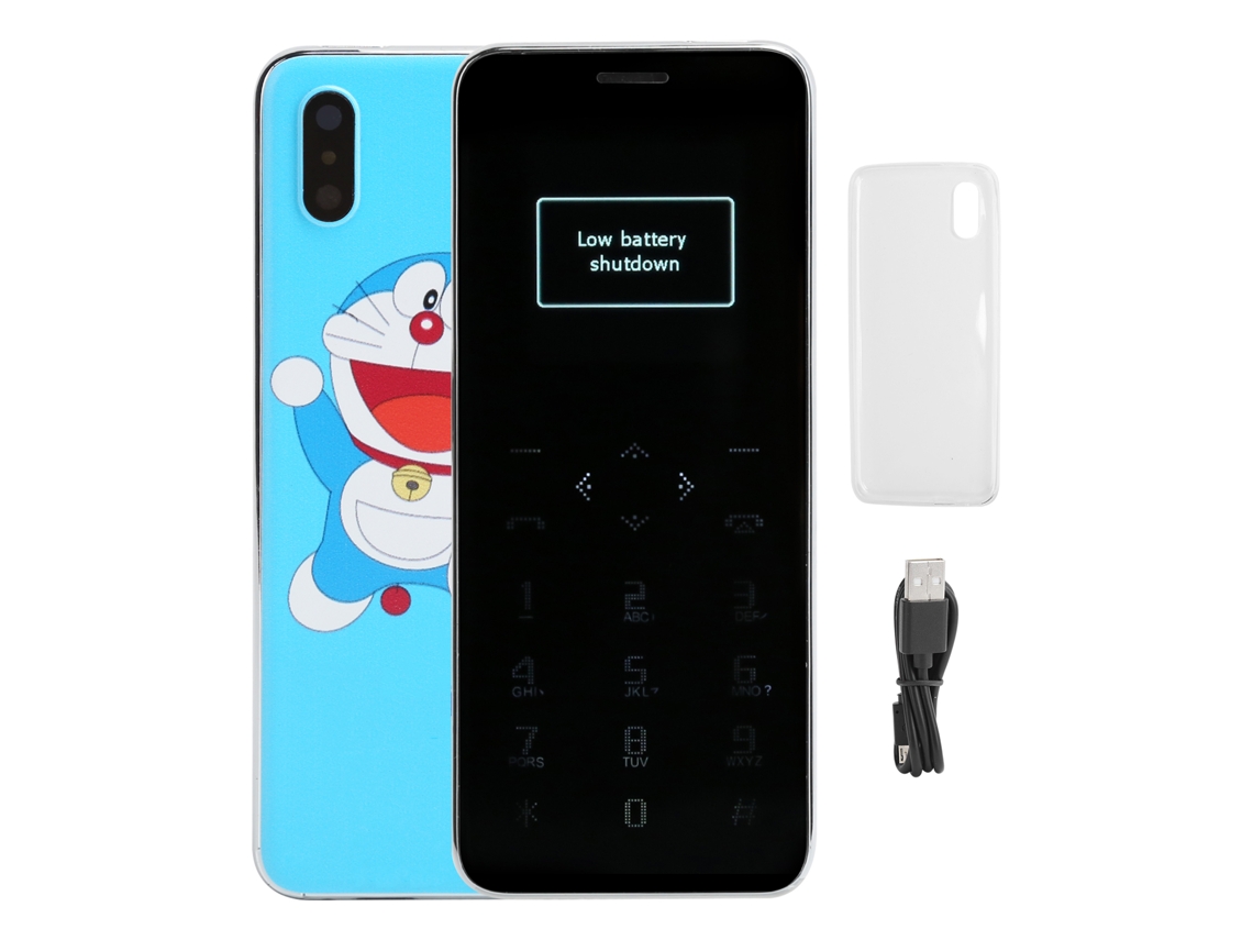 Teléfono Móvil Inteligente Portátil Con Control Táctil, 32 Mb + 32 Mb, Doble Sim, Doble Modo de Espera, Color Azul Estándar